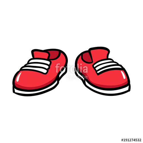 Cartoon Pair Of Shoes Vector Illustration Stock Image And Royalty 500x500 Cartoon Pair Of Shoes Vector Illustration Stock Image And Royalty
