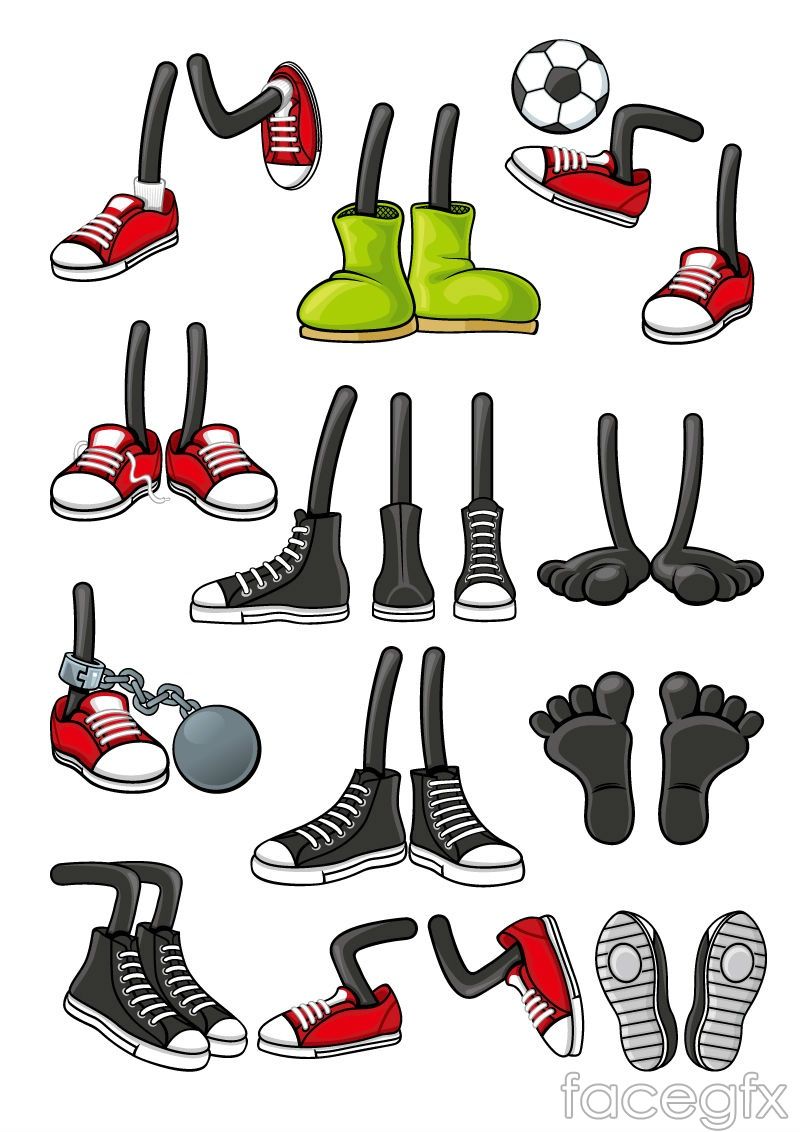 Cartoon Character Shoes Design Vector Silhouette Stuff 800x1132 Cartoon Character Shoes Design Vector Silhouette Stuff