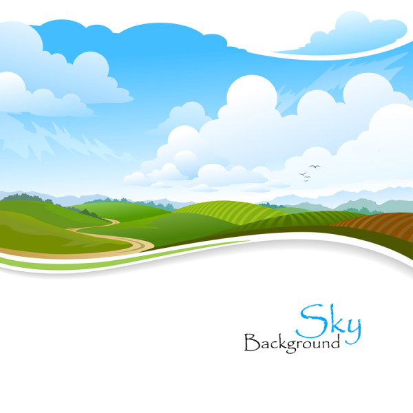 600x600 Free Vector About Cartoon Sky Vector Vector Sources