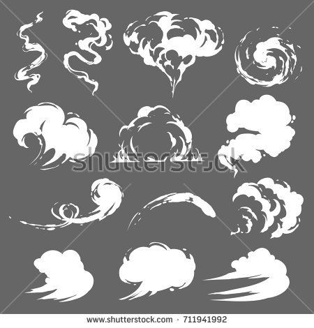 450x470 Cartoon Smoke Set Stock Pearls In Cartoon Smoke, Smoke