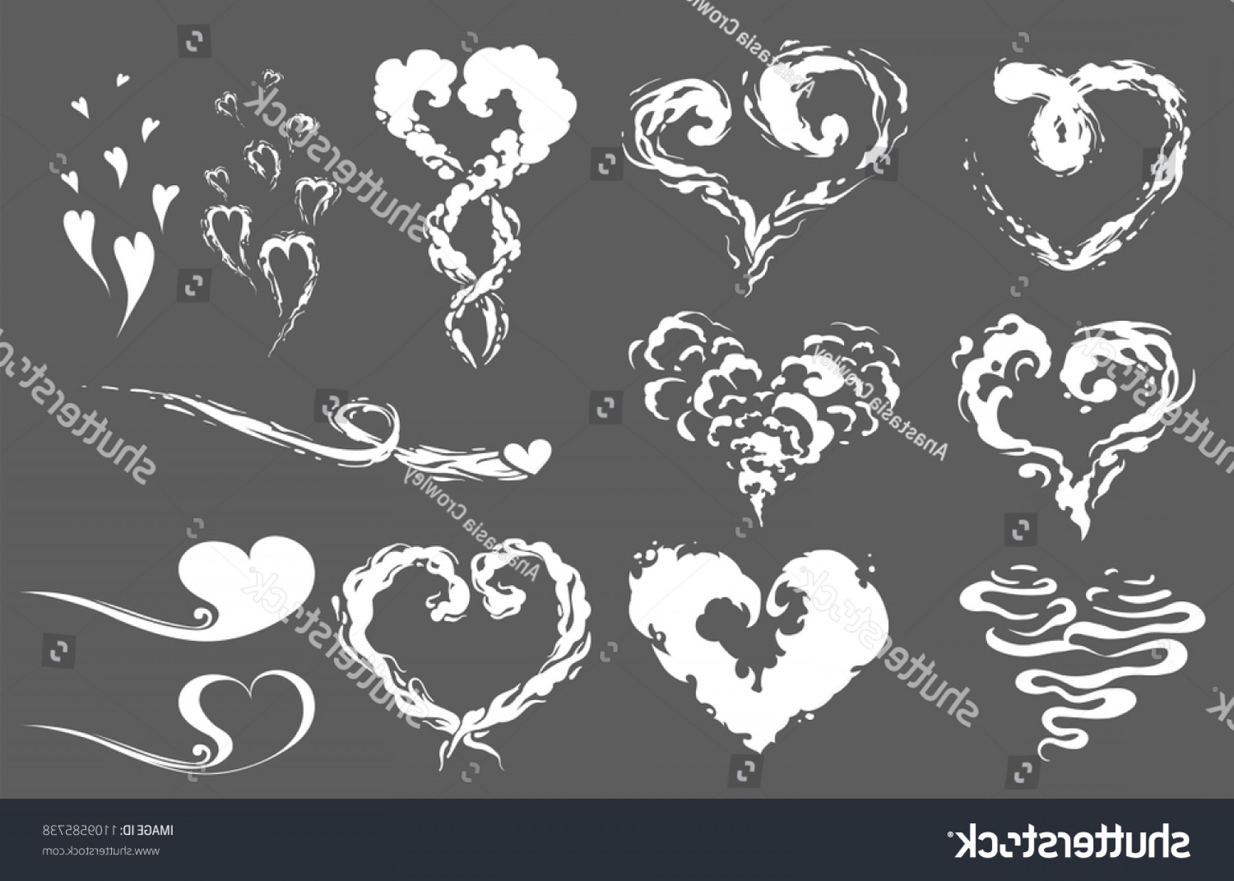 1800x1285 Steam Cloud Heart Set Cartoon Smoke Hoodamathrun