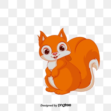 360x360 Squirrel Vector, Free Download Squirrel Cartoon, Lovely Squirrel