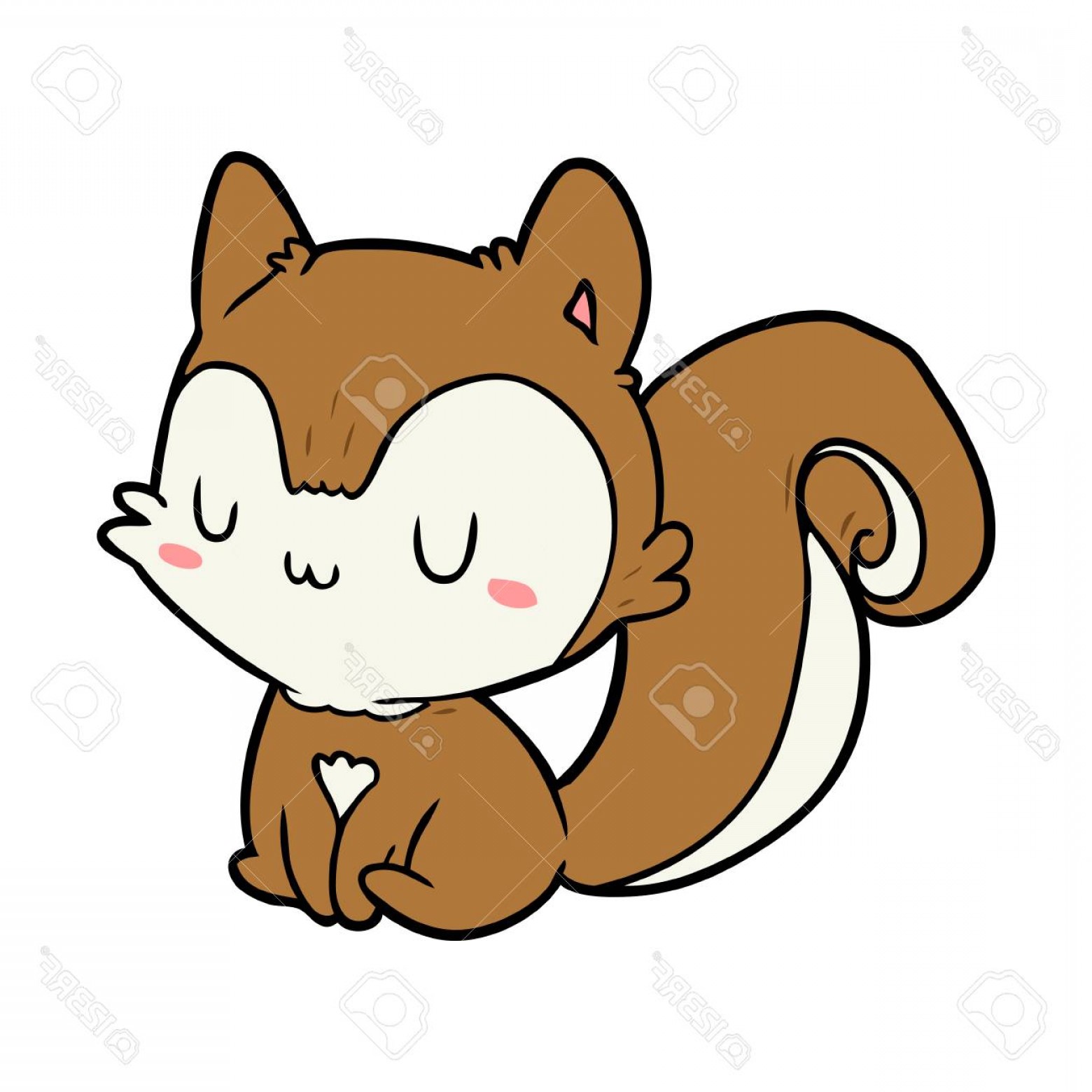 Cartoon Squirrel Vector at Vectorified.com | Collection of Cartoon ...