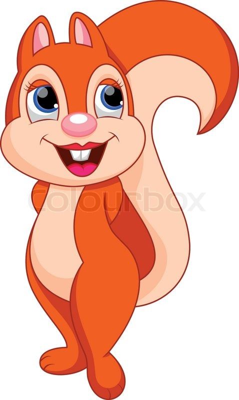 478x800 Stock Vector Of 'funny Squirrel Cartoon' Squirrels Squirrel