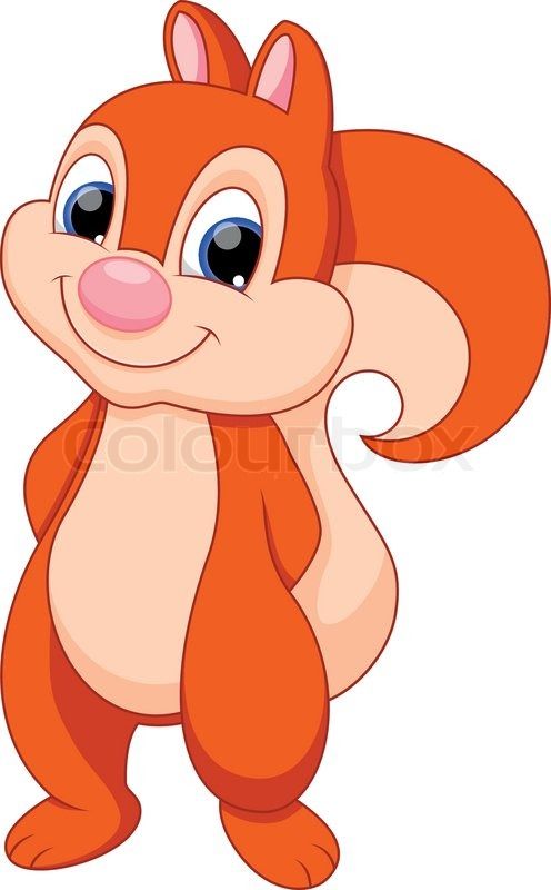 496x800 Stock Vector Of 'squirrel Cartoon' Nati Falra Sablon Cute