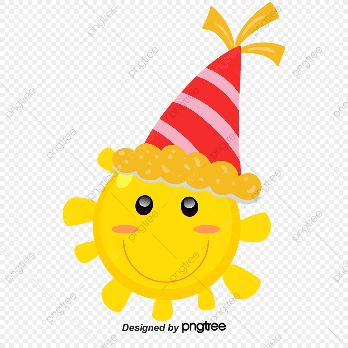 1200x1200 Hand Drawn Cartoon Star Pattern Christmas Hats, Hand Painted