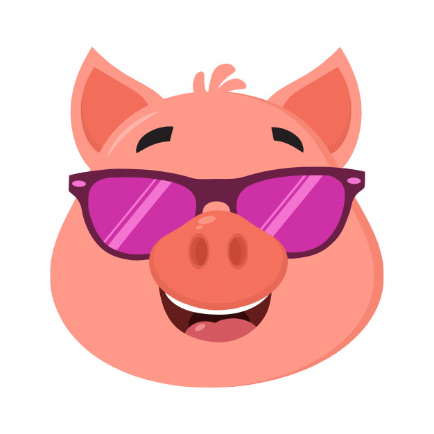 Pig Cartoon Character Face With Sunglasses Vector Premium Download 626x626 Pig Cartoon Character Face With Sunglasses Vector Premium Download
