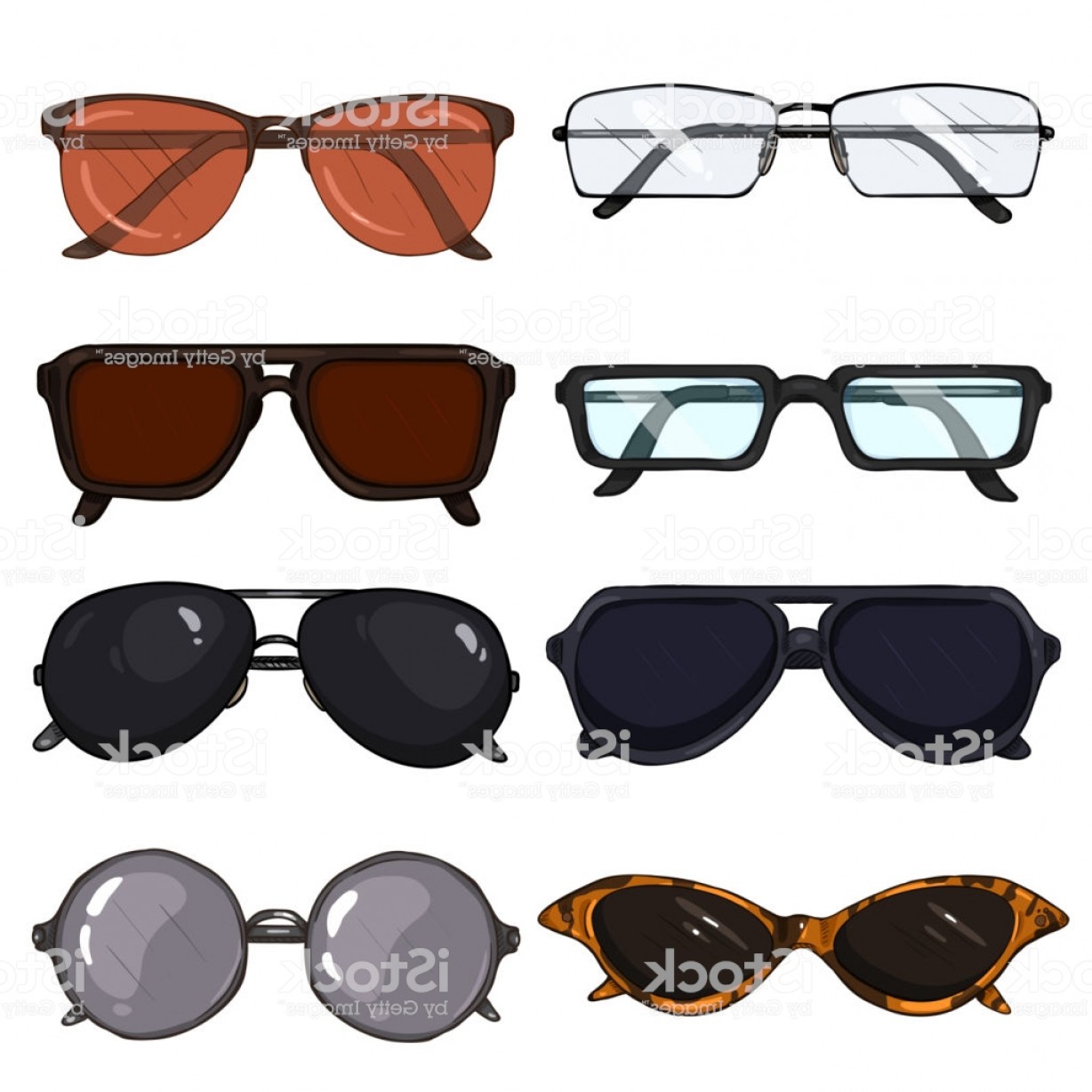 Cartoon Sunglasses Vector At Collection