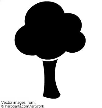 Download Cartoon Tree Silhouette 335x355 Download Cartoon Tree Silhouette