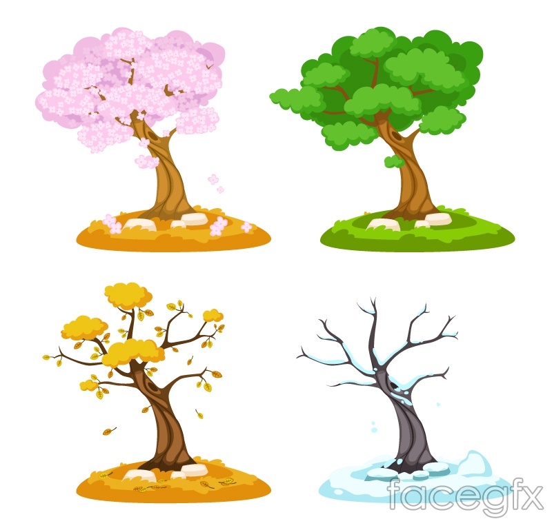 Seasons Cartoon Trees Vector Over Millions Vectors, Stock Photos 800x753 Seasons Cartoon Trees Vector Over Millions Vectors, Stock Photos