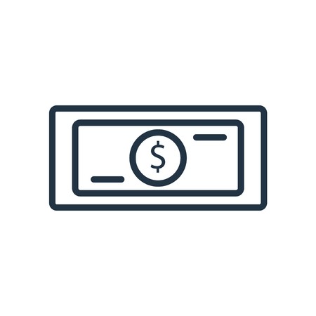 450x450 Cash Icon Vector Isolated On White Background, Cash Transparent