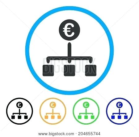 450x442 Euro Cash Flow Icon Vector Illustration Style Is A Flat Iconic