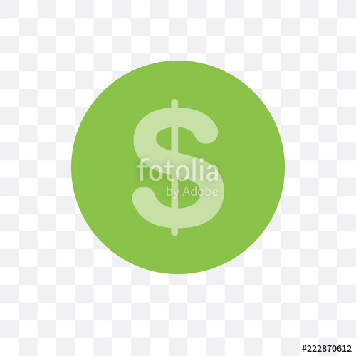 500x500 Cash Icon Isolated On Transparent Background Simple And Editable