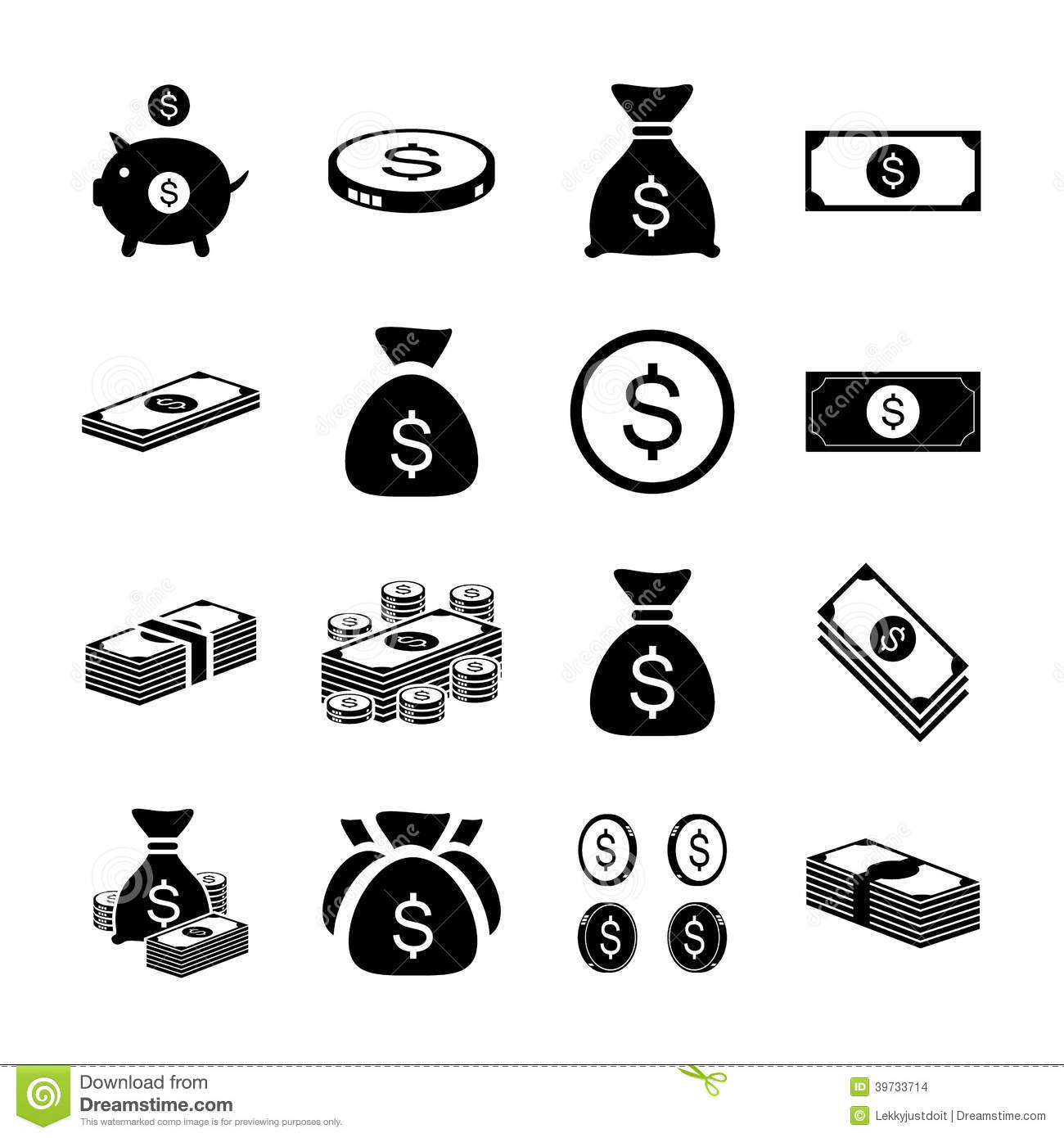 1300x1390 Cash Icon Vector