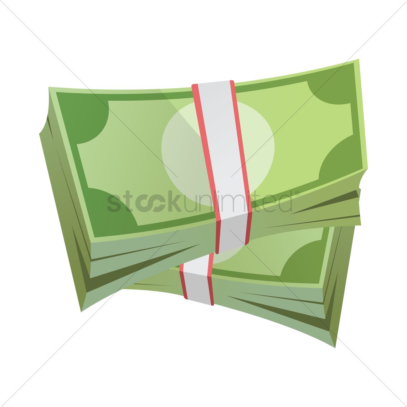 1300x1300 Free Wad Of Cash Vector Image