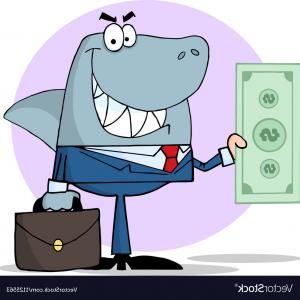 300x300 Business Shark Holding Cash Vector Cultracing