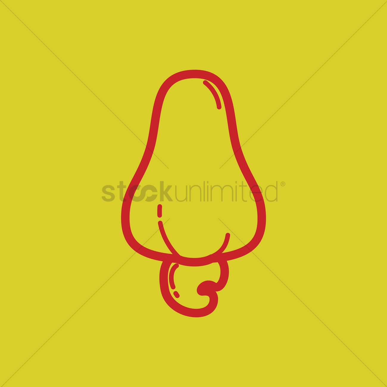 1300x1300 Cashew Apple Vector Image
