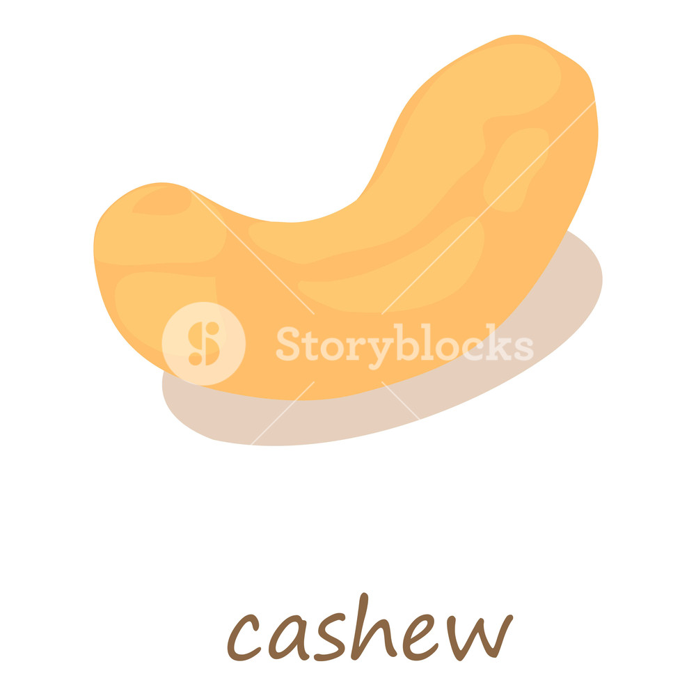 1000x1000 Cashew Icon Isometric Illustration Of Cashew Vector Icon For Web