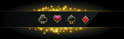 500x158 Shiny Casino Elements Background Vector Free Vector