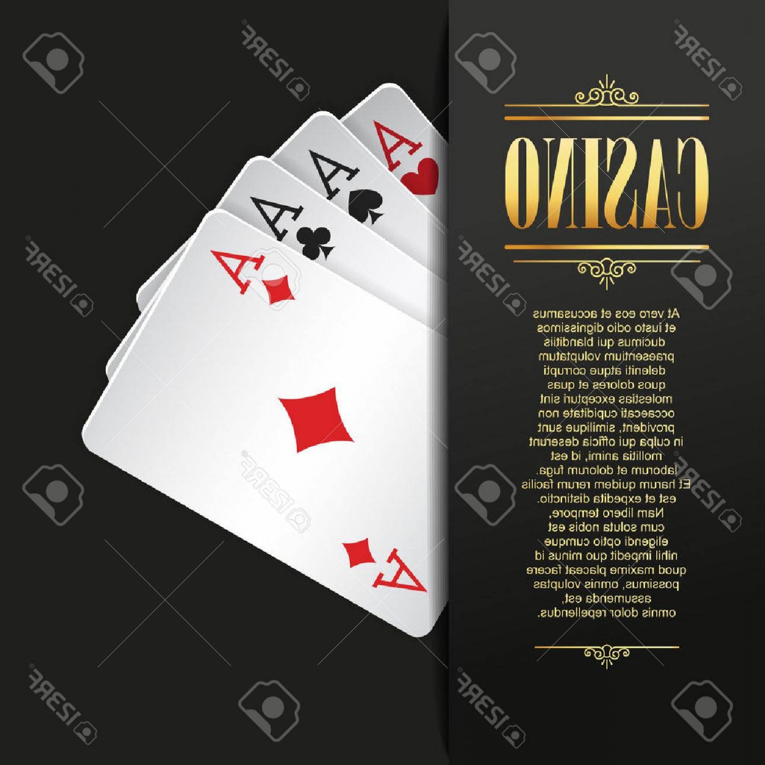 1560x1560 Photostock Vector Casino Background Vector Poker Illustration