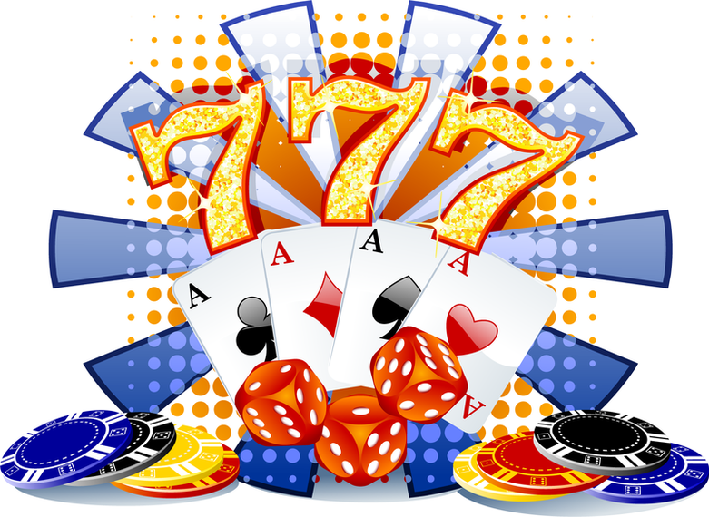 781x570 Casino Vector Background