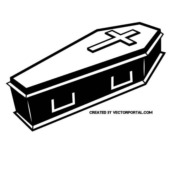 660x660 Coffin Vector Clip Art Various Vectors In Free Vector