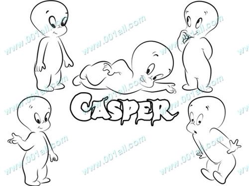 Casper Character Vector Images 500x375 Casper Character Vector Images