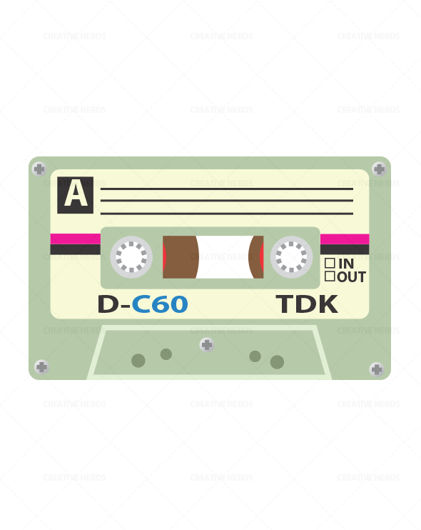 Cassette Tape Vector At Vectorified.com 