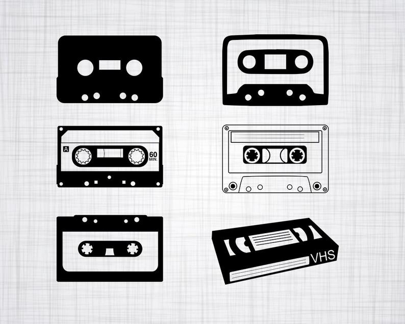 794x635 Compact Cassette Bundle Compact Cassette Clipart Etsy