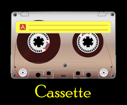 444x368 Vector Cassette Tape Free Vector Download