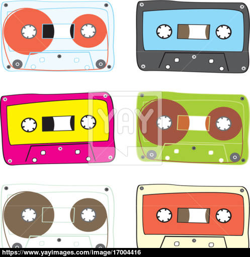 497x512 Audio Cassette Vector