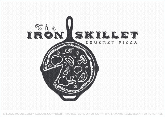 648x463 Readymade Logos For Sale Iron Skillet Pizza Readymade Logos For Sale