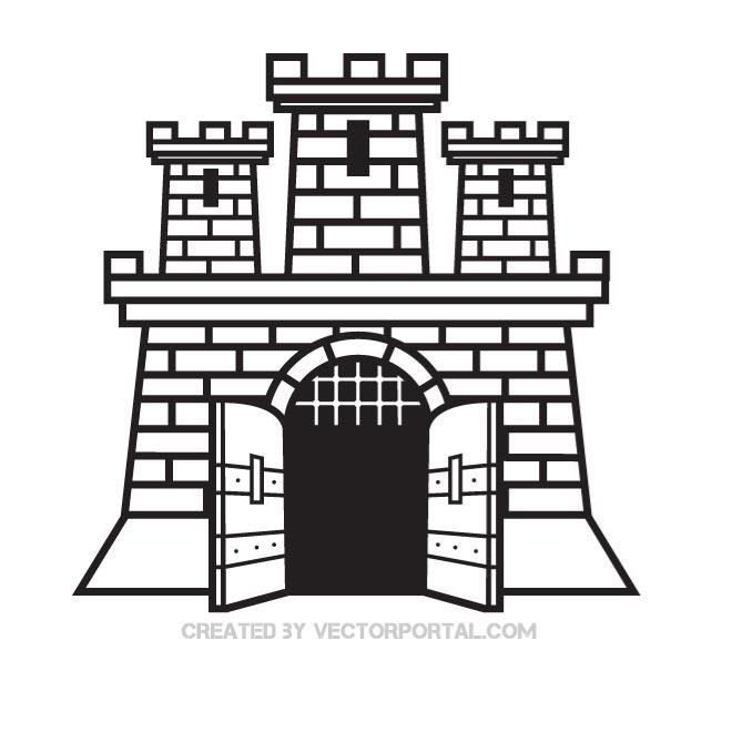 Castle Door Vector at Vectorified.com | Collection of Castle Door ...