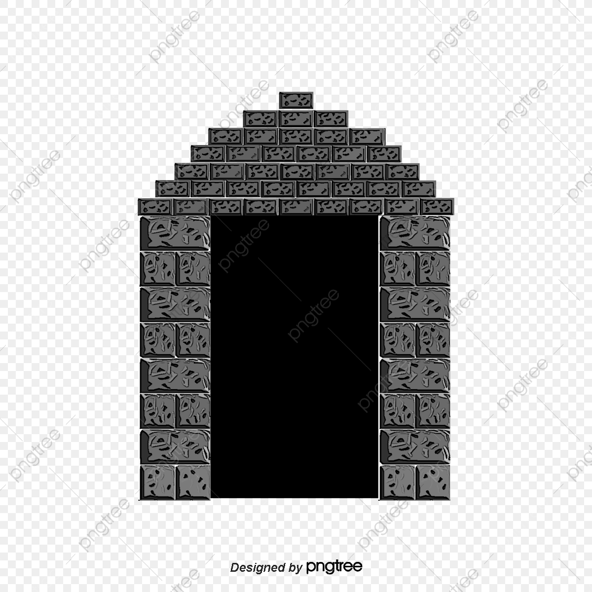 1200x1200 Vector Stone Arches Pattern, Castle, Door, Shimen Png And Vector