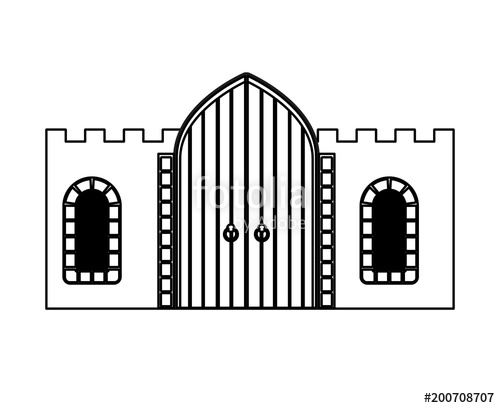 500x408 Facade And Door Of Medieval Castle Stock Image And Royalty Free