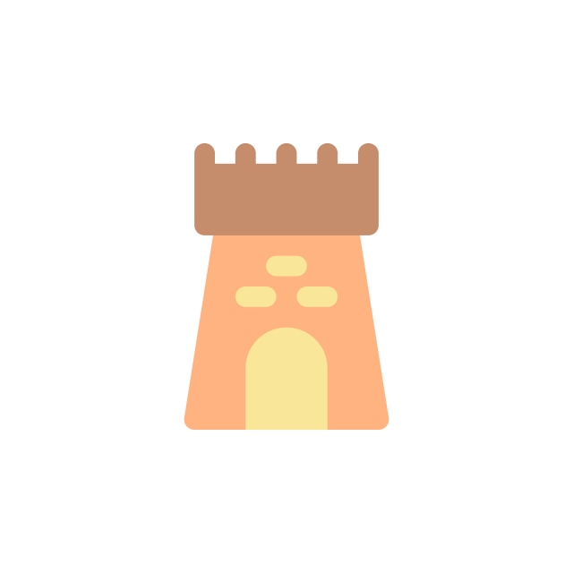 Castle Icon Vector Illustration In Flat Style For Any Purpose 640x640 Castle Icon Vector Illustration In Flat Style For Any Purpose