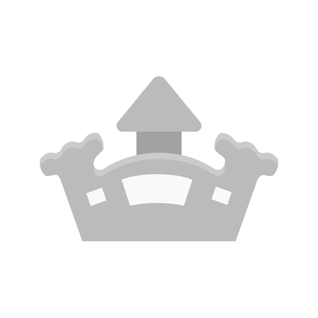 Jumping Castle Greyscale Icon 1024x1024 Jumping Castle Greyscale Icon