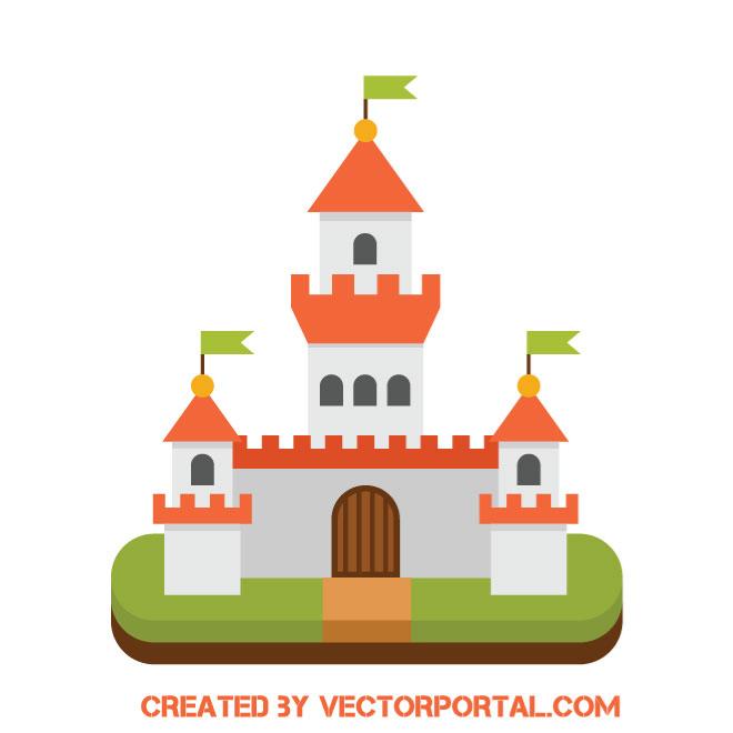 Medieval Castle Vector Icon 660x660 Medieval Castle Vector Icon