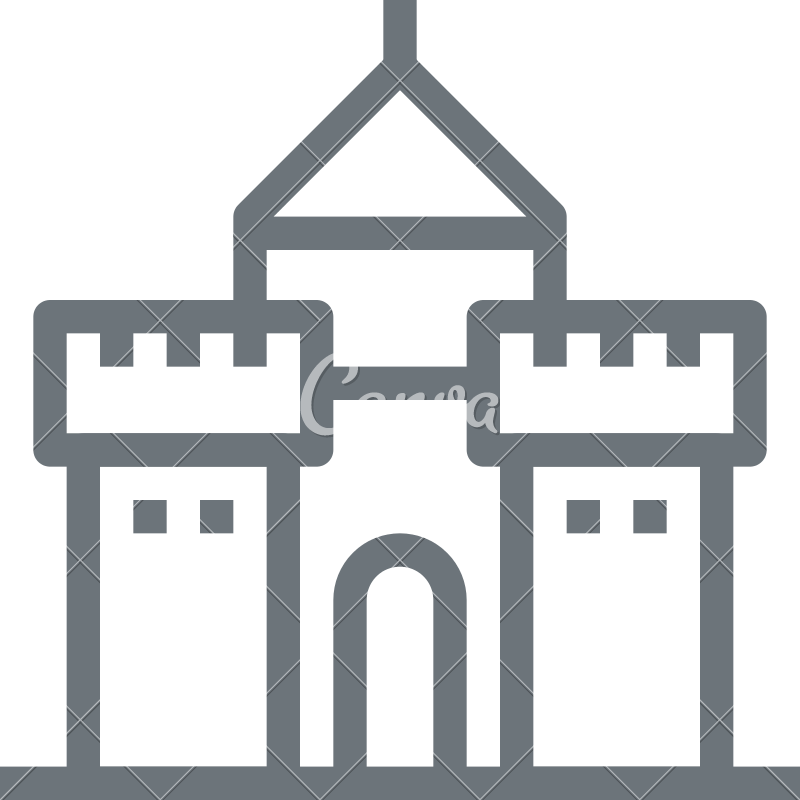 Sand Castle Icon Vector 800x800 Sand Castle Icon Vector