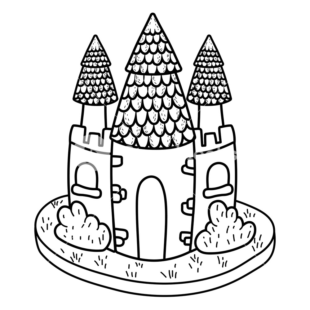 Cute Fairytale Castle Icon Vector Illustration Design Royalty Free 1000x1000 Cute Fairytale Castle Icon Vector Illustration Design Royalty Free