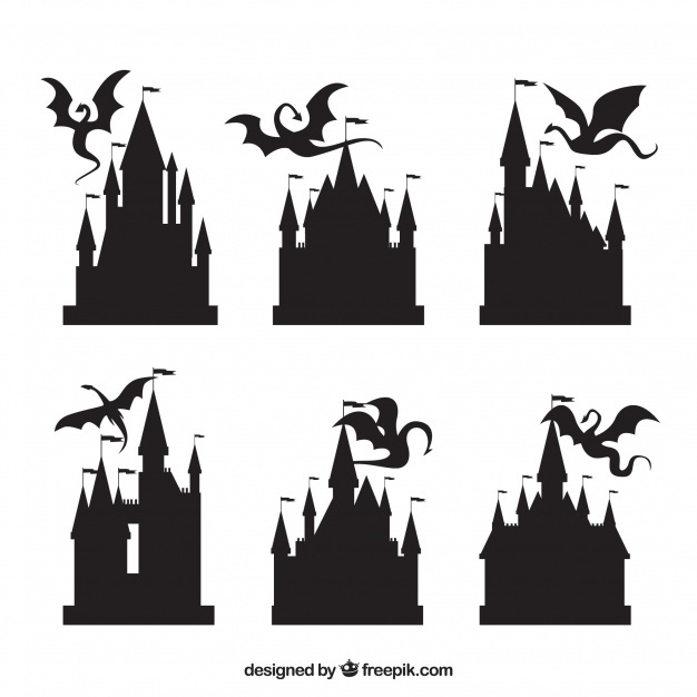 626x626 Castle Silhouette Vectors, Photos And Free Download
