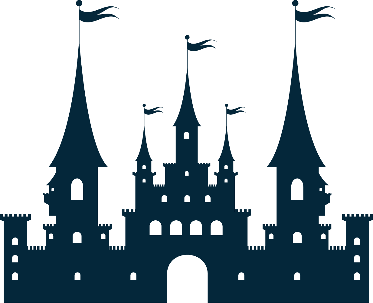 1233x1001 Castle Silhouette Clip Art