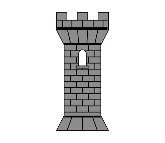 Castle Tower Cartoon Vector 566x490 Castle Tower Cartoon Vector