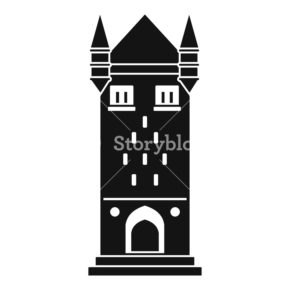 Castle Tower Icon Simple Illustration Of Castle Tower Vector Icon 1000x1000 Castle Tower Icon Simple Illustration Of Castle Tower Vector Icon