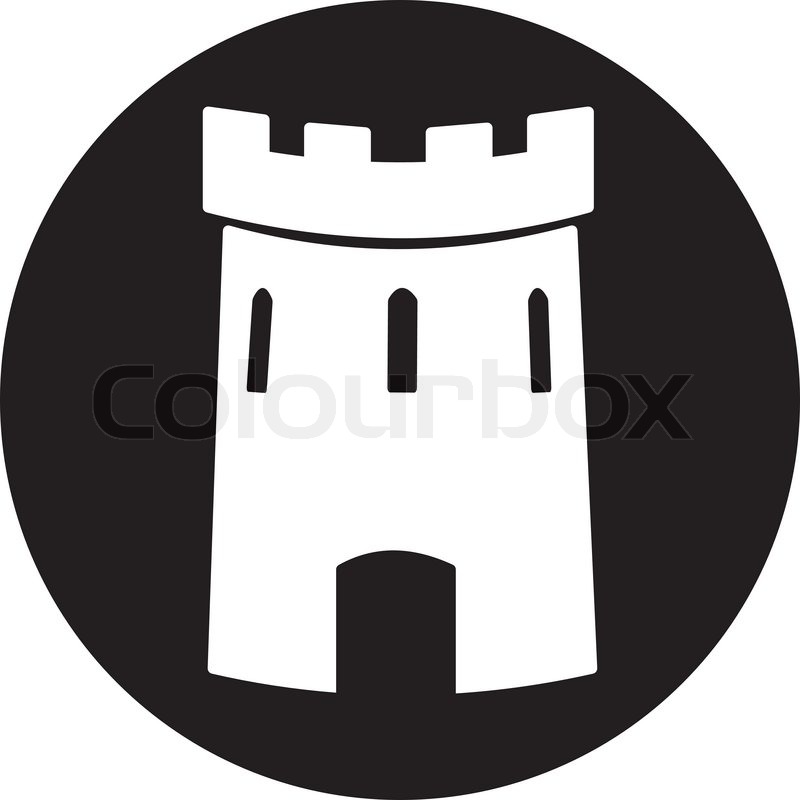 Medieval Castle Tower Vector Icon Stock Vector Colourbox 800x800 Medieval Castle Tower Vector Icon Stock Vector Colourbox