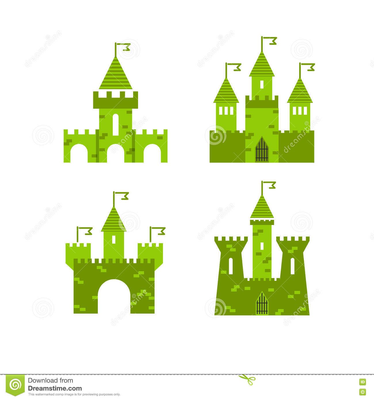 Castle Vector Set Castle Tower Vector Logo Castle Turret 1300x1390 Castle Vector Set Castle Tower Vector Logo Castle Turret