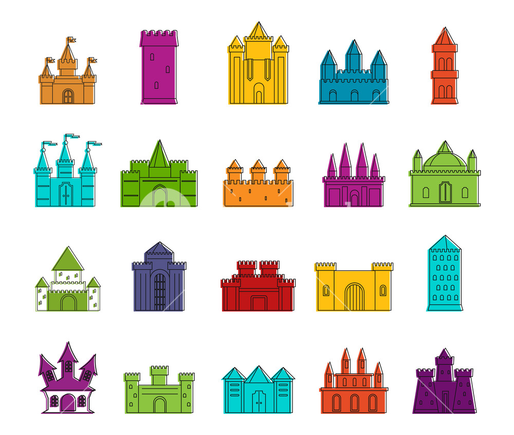 Castle Vector at Vectorified.com | Collection of Castle Vector free for ...