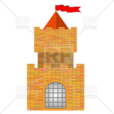 Old Brick Castle Vector Image Of Architecture, Buildings 400x400 Old Brick Castle Vector Image Of Architecture, Buildings
