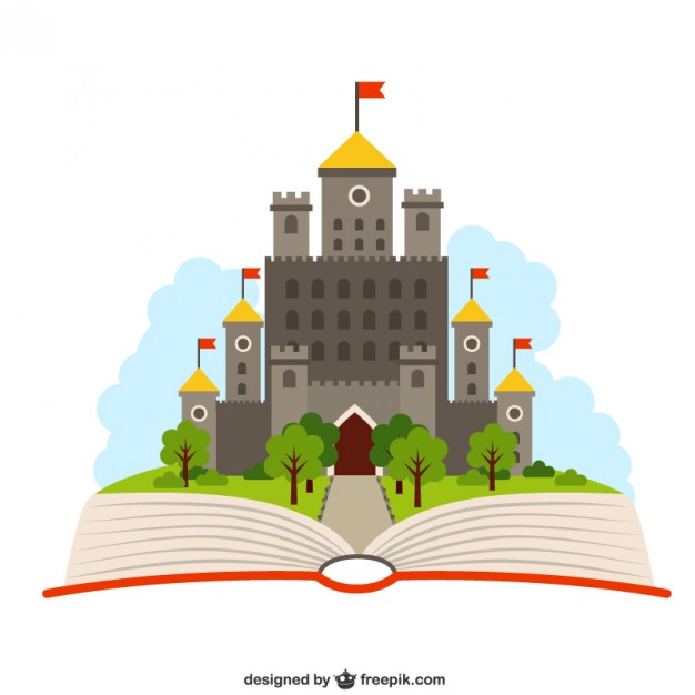 Open Book With A Castle Vector Free Download 626x626 Open Book With A Castle Vector Free Download