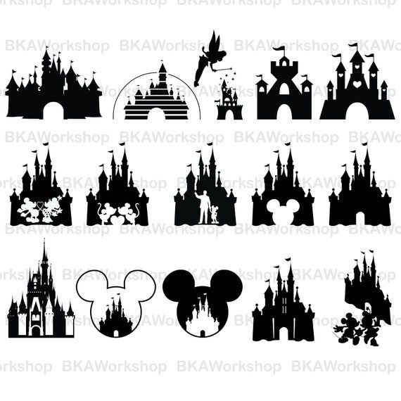 Disney Castle Vector at Vectorified.com | Collection of Disney Castle ...